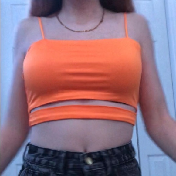 cropped orange tank - Picture 2 of 3
